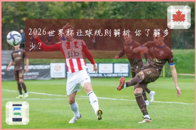 2026世界杯让球规则解析 你了解多少？